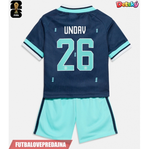 Lacne Dětský Futbalové dres Nemecko Deniz Undav #26 MS 2026 Krátky Rukáv - Preč (+ trenírky)